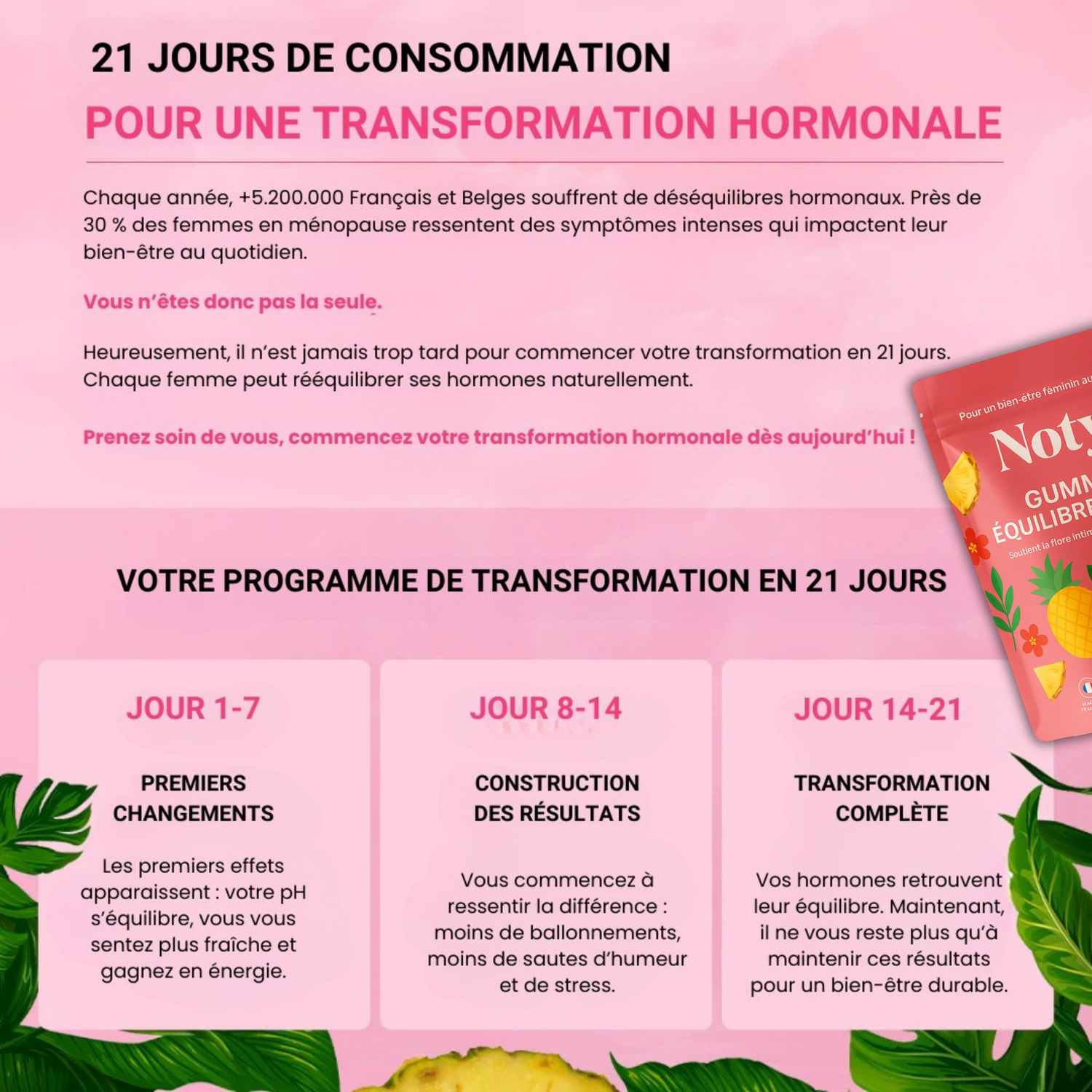 Gummies Équilibre Féminin | Ananas